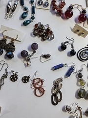 104 Pair Vtg-Now Western Boho Artisan Southwest Rhinestones Earrings Jewlery Lot