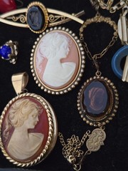 Vintage Rhinestones Designer Costume Jewelry Lot