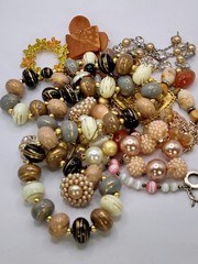 S540 Vtg Wearable Jewelry Lot Some Signed Statement Necklaces Earrings More 281g