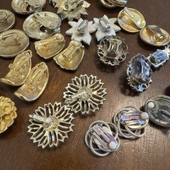 Lot of 16 Pair of a Variety of Clipon Earrings