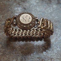 Carmen Gold Filled Expandable Engraved Sweetheart Bracelet FREE SHIPPING