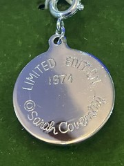 Sarah Coventry 1974 Partridge in Pear Tree Limited Christmas Charm. DWK Jewelry