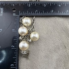 Vintage Lariat Necklace Bolo Slide Silver Tone 21’