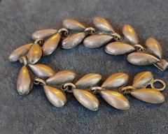 925 LOT TAXCO STERLING BRACELETS- CAGE CHAIN- 313.9 GRAMS