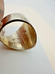 VTG Sterling Silver .925 Made in Mexico KNUCKLE DOME – ring size 9.75, 17.3 GRAM