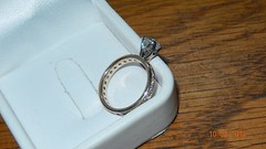 SALE 14k YG 2.27 tcw Diamond Solitaire Eternity Band Ring–sz 5¼ – SI2-I/J color