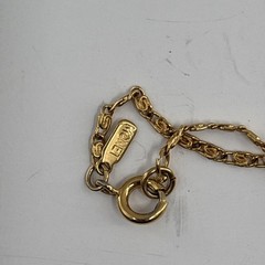 Vtg Tiger Eye Cat Pendant Necklace Monet Gold Tone Chain