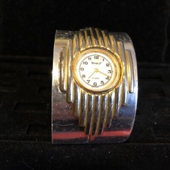 Bonetto Hinged Bracelet Watch For Repair And Cleaning As Is