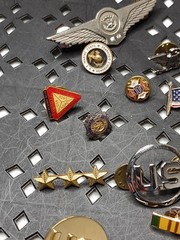 Lot Of Military Themed Pins Military Pin Lot DSTAB
