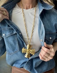 Vintage Trifari Maltese Cross Necklace