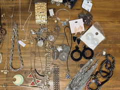 Vintage Modern Costume 69 Pieces Jewelry Lot Name Brand Necklace Earrings