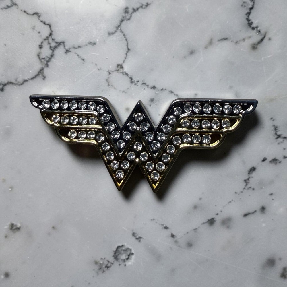 DC Comics Super Hero Wonder Woman Blinged Out Brooch Lapel Pin