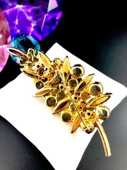 JULIANA D&E CARMEN MIRANDA STYLE NUGGET BEAD BRACELET BROOCH EARRINGS SET BOOK