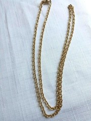 Vintage Gold Tone Necklace 28 Inches “Made in West Germany” As Pictured -VM22