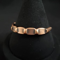 Vintage Copper Cuff Bracelet 6.5″ Western Boho