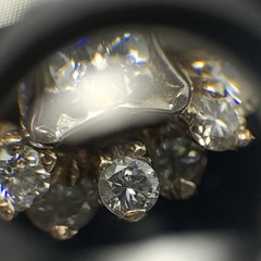 Vintage 14k Solid Yellow Gold .90ct Natural European Cut Diamond Ring