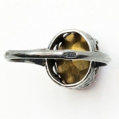Vintage Luxury Soviet RING Silver⭐875 stamp Star USSR -size: 8US (18.5mm) UA #97