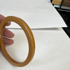 Vintage Bakelite Butterscotch Bangle Bracelet