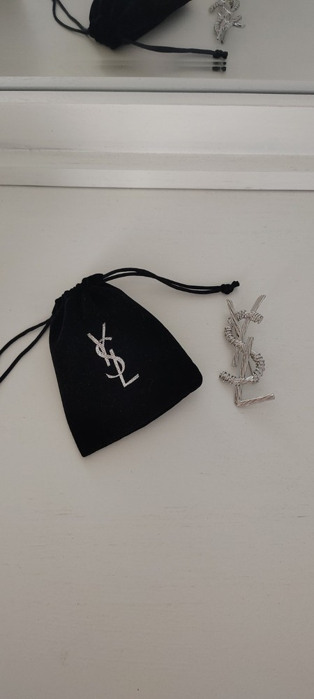 SAINT LAURENT YSL OPYUM Twisted Brooch Pre-owned