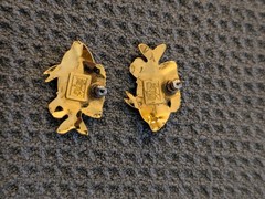Lunch At The Ritz Pierced Fish Earrings