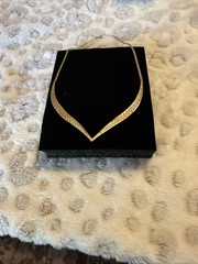 Vintage Early 80’s Tri Color Gold Necklace Chain