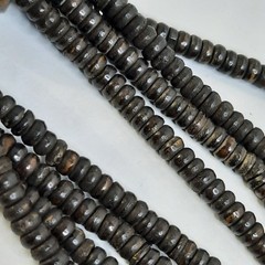 Wooden O-Ring Chunky Boho Necklace Organic Tribal Beads Needs Restrung Ethnic DM