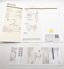 $12K VERRAGIO GIA CERT VS1 Pear FANCY INTENSE YELLOW Diamond 14k White Gold Ring