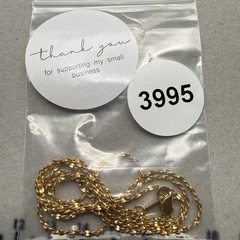 Vintage Gold Tone Twisted Singapore Chain Necklace Minimal Classic Diamond Cut