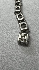 925 Sterling Silver Ross Simons 5-Stone Cubic Zirconia Drop Pendant, Prong Set