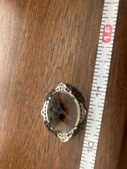 Lot Of Vintage Silver tone Brooches