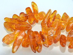 69gr RUSSIAN SOVIET BALTIC AMBER BEAD NECKLACE 琥珀 BRACELET STONE PENDANT EARRING