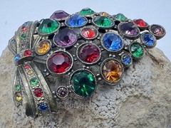 Art Deco Fruit Salad Brooch – C Clasp – no missing stones!