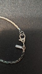 Vintage Monet Silver Plated 27″ Flat Woven Chain Necklace 5.35g Retro Signed
