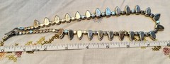 Vintage Signed Kramer Green Rhinestone Necklace