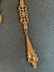 *RARE* ART Arthur Pepper Victorian Revival Tassel Pendant Necklace