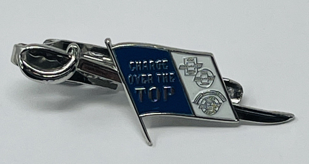 Chevrolet Dealer Employee Award Tie Bar Clip Charge Over the Top Sword Balfour