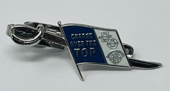 Chevrolet Dealer Employee Award Tie Bar Clip Charge Over the Top Sword Balfour
