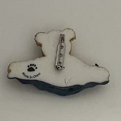 3 Vintage Resin Bear Pins Boyd’s Bears Mom Lifesaver Adventure Thanksgiving