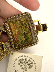 MAXIMAL ART John Wind Floral Bouquets Spring Sparkle Collection Bracelet Vintage