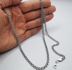 Vintage Sterling Silver 925 Signed Chain Necklace, 20.67g, 24.41″ Adult Unisex