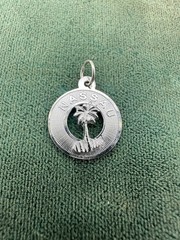 Vintage NASSAU Bahamas Palm Tree Sterling Silver Souvenir Charm