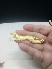 Lot Of 12 Vintage Dog Brooches Pins Gold Tone Very Nice Collection