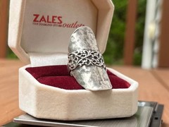 925 🇮🇱 Sz 7 BEAUTIFUL! Vintage Sterling Silver Israel Handmade Ring