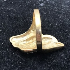 Vintage 18KT HGE Gold Plated with Crystal’s Statement Ring varied sizes