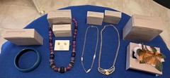 Vintage Avon Jewlery Lot Of 15.new In Box.sterling Silver Perfume Charm.1980s-90