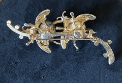 Vintage Group Of Jewelry, Chain Necklace, Clip Earrings, Brooches C1970/80’s