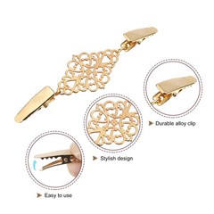 4pcs Sweater Clips Retro Cardigan Collar Clips Shirt Clips Dresses Clip Gold