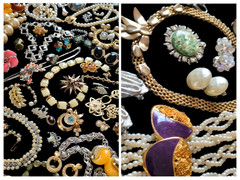 Huge Estate Jewelry Lot 150+ Pc 6.5+ Lb All Wearable Antique to Now Many Signed