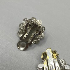 VTG Rhinestone Single Earring Lot 20 Astro Nolan Miller Florenza Trifari Coro
