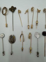 Set Of 20 assorted antique and vintage stick pins